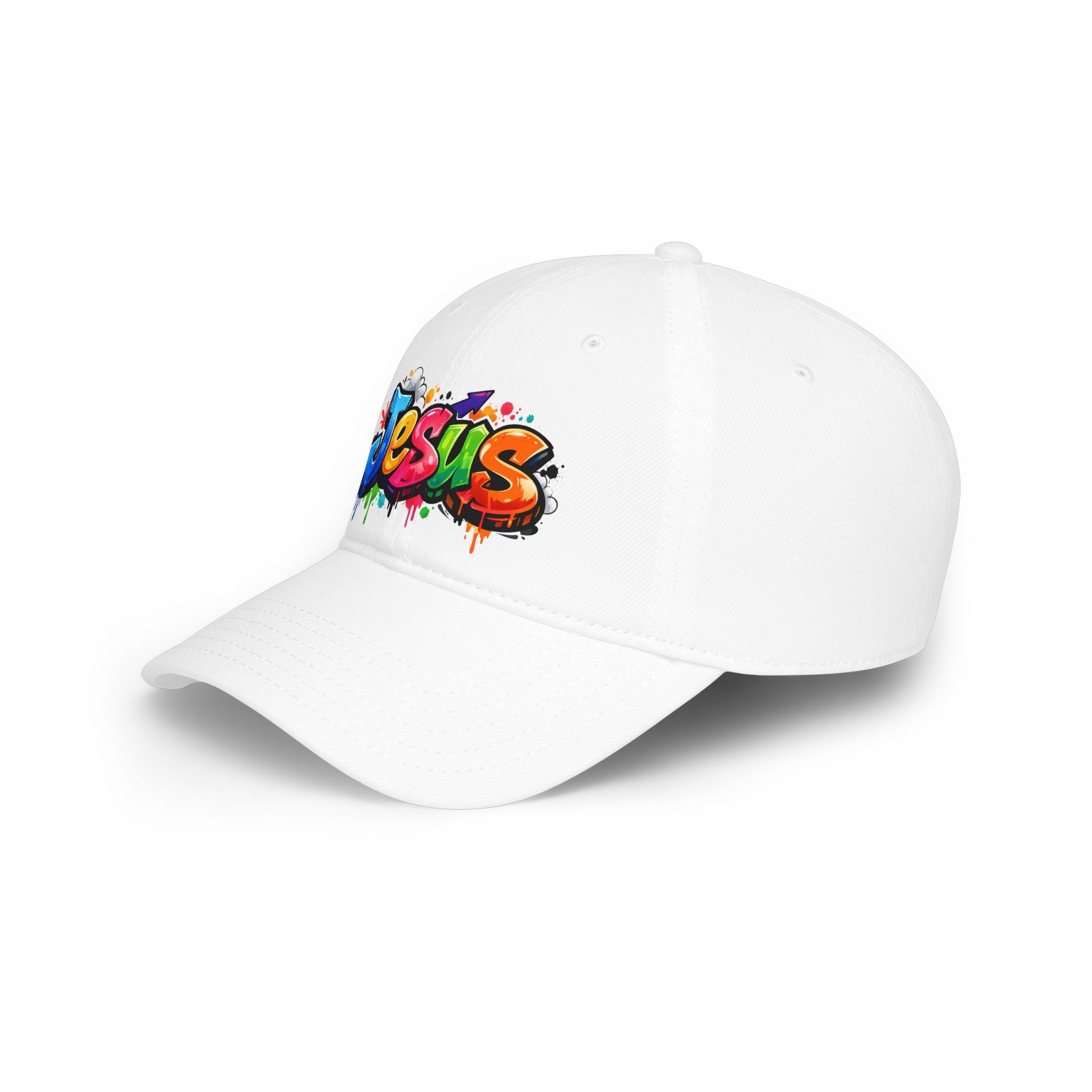 Graffiti Jesus Colorful Christian Hat Low Profile Baseball Cap