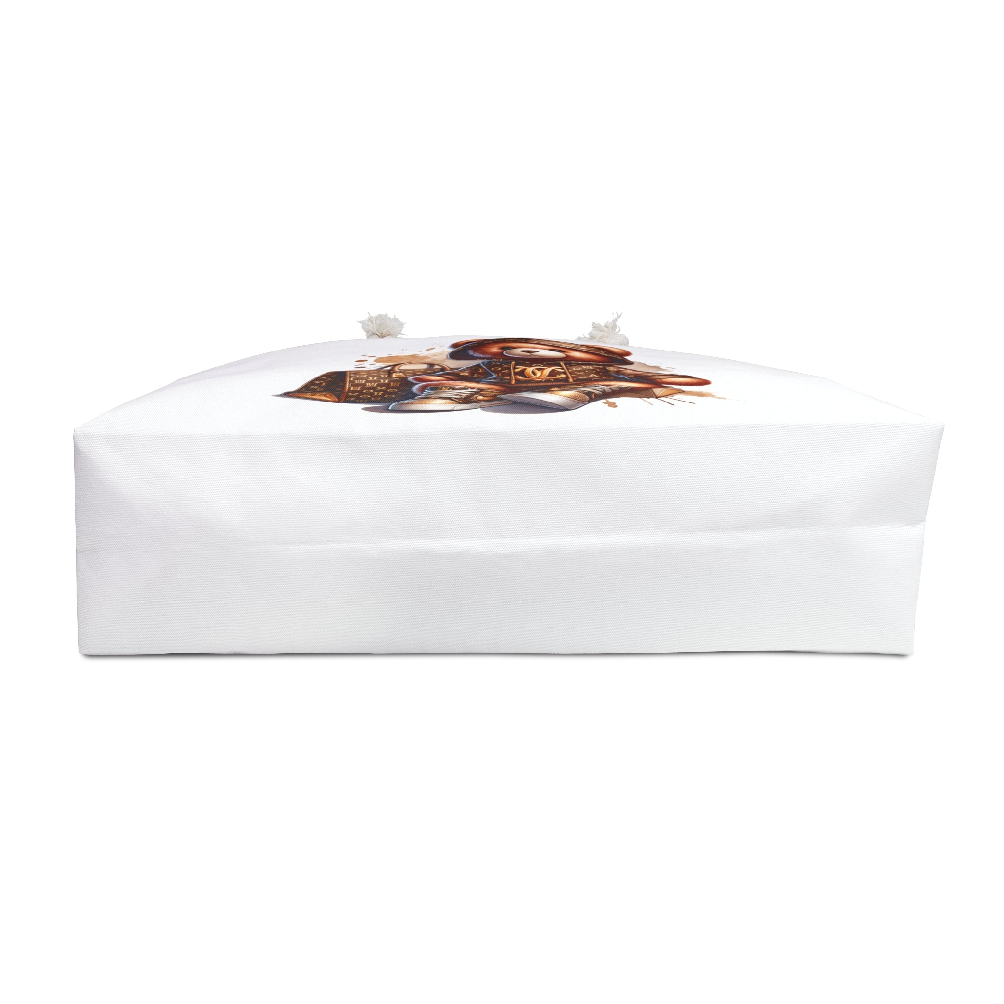 Luxury Teddy Bear Hoodie Print Weekender Bag | Designer Monogram Tote