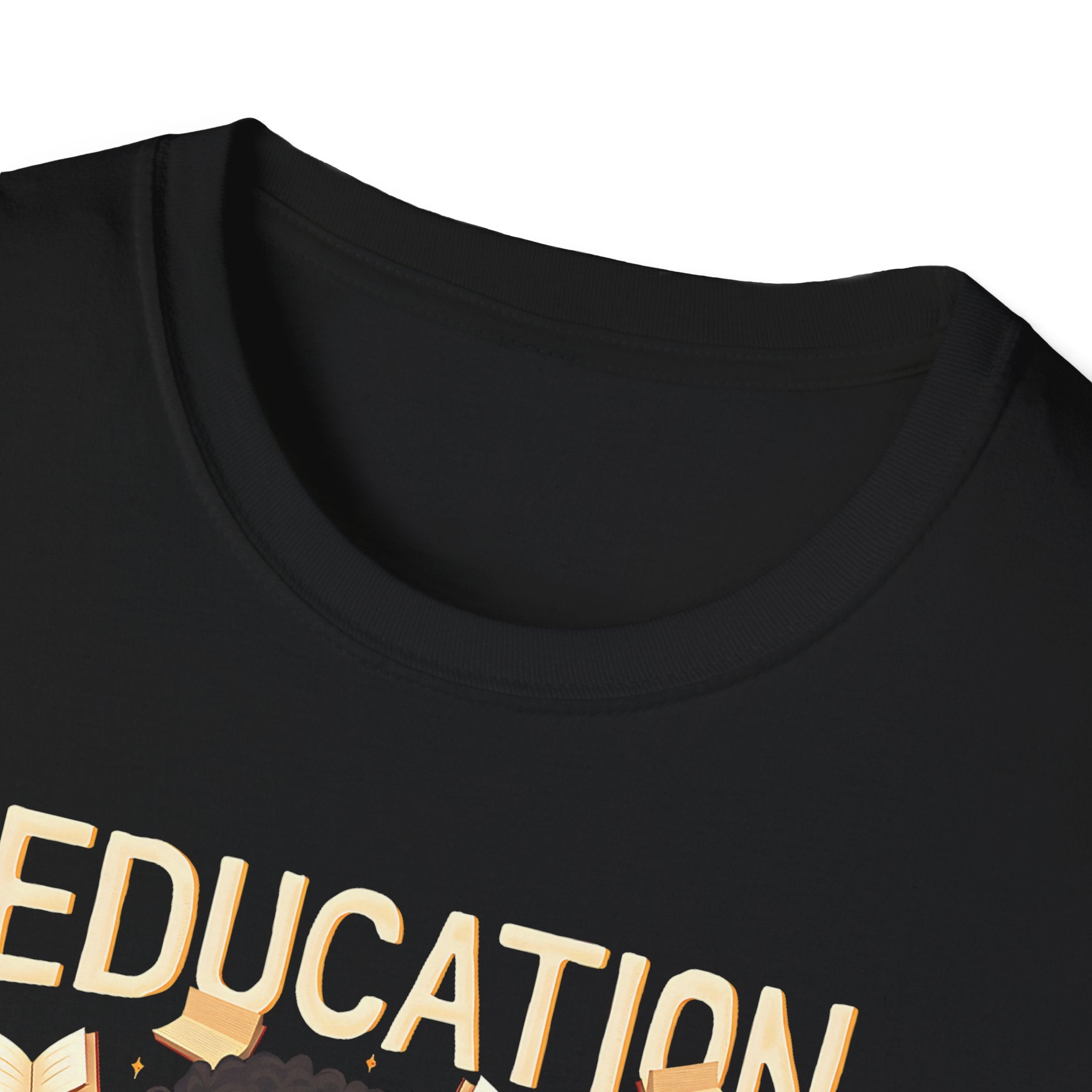 Education Is Freedom shirt | Black woman reader illustration T-Shirt