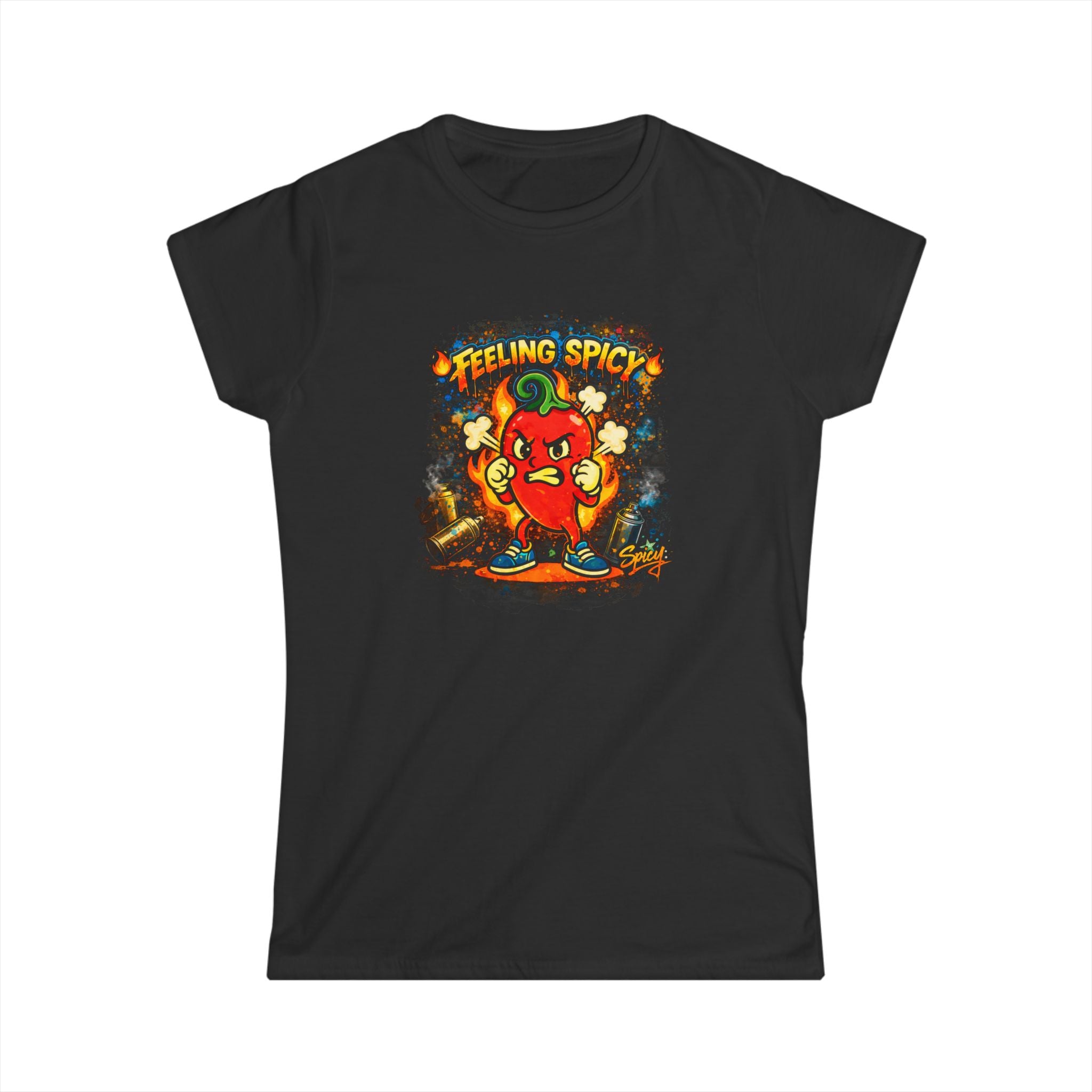 Feeling Spicy Tee — Women's Hot Pepper Graphic Shirt