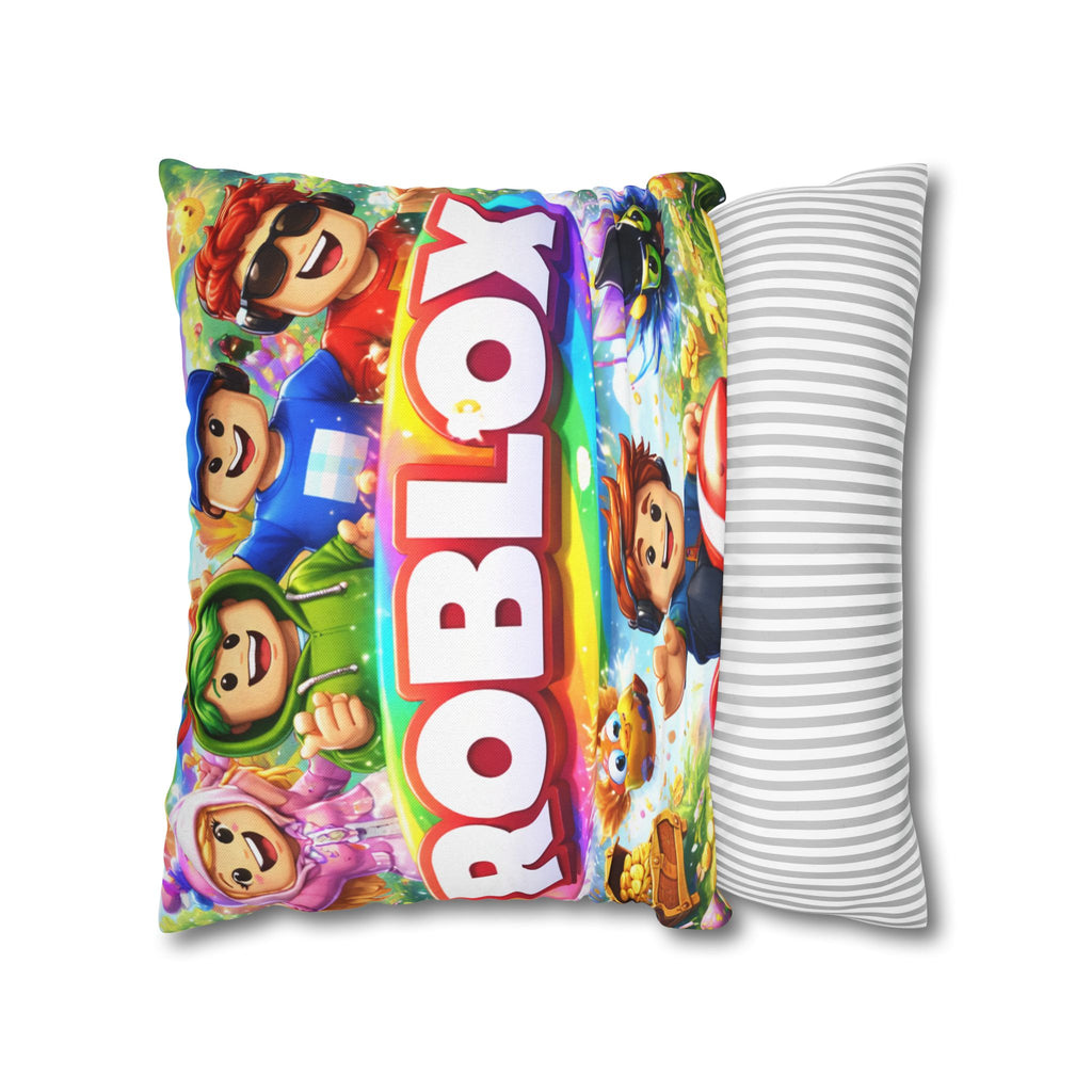 Roblox Characters Square Pillowcase | Gaming Decorative Throw Pillow Cover
